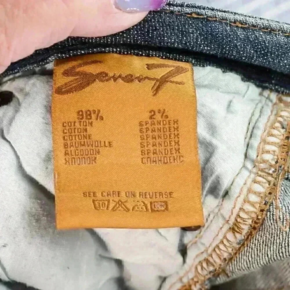 Seven Jeans Size 27 Classic Flare low rise - Picture 14 of 16